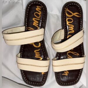 Sam Edelman Tan and Brown Sandals